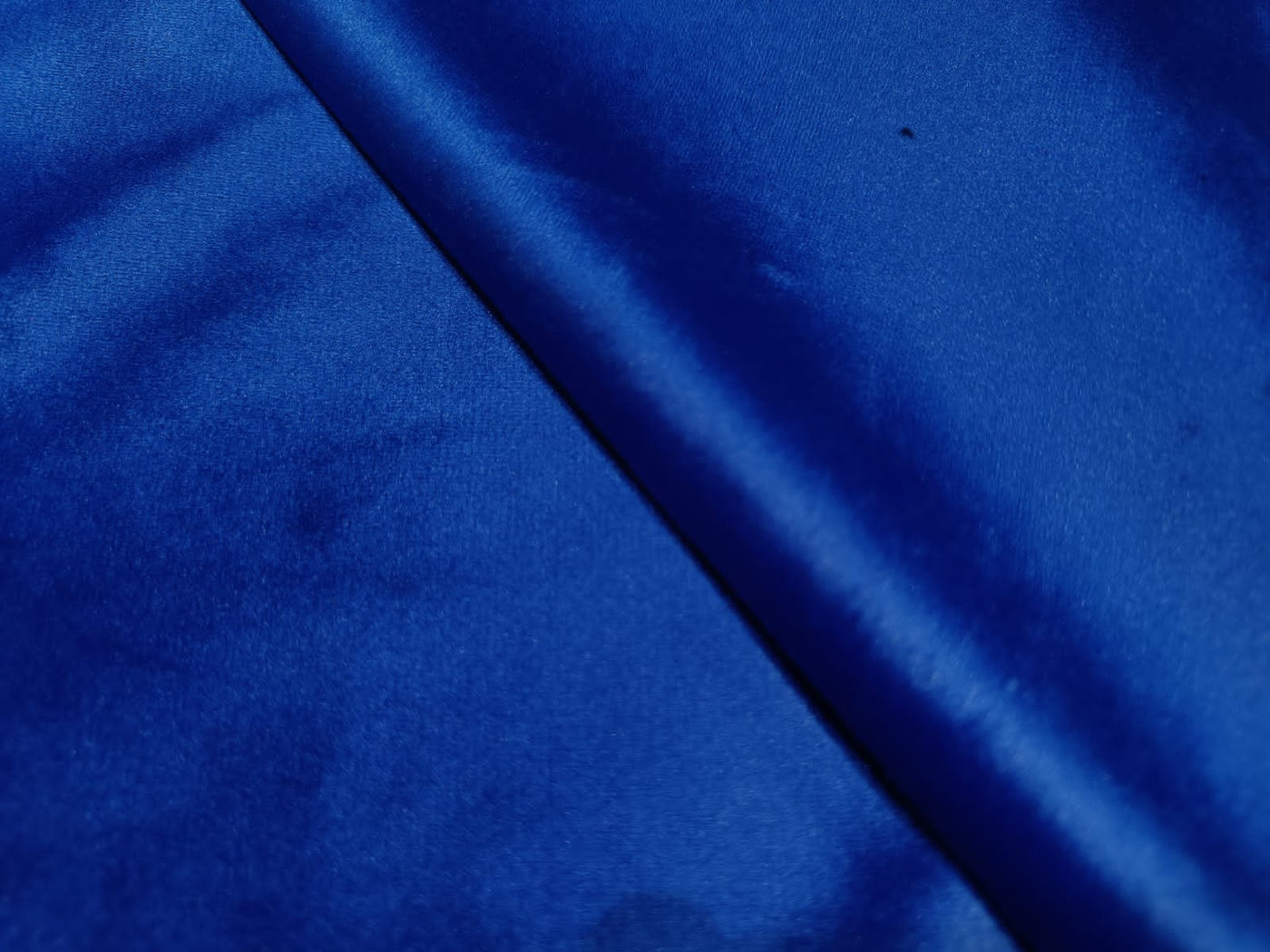 VELVET Lycra royal blue Fabric 58" wide [12109]