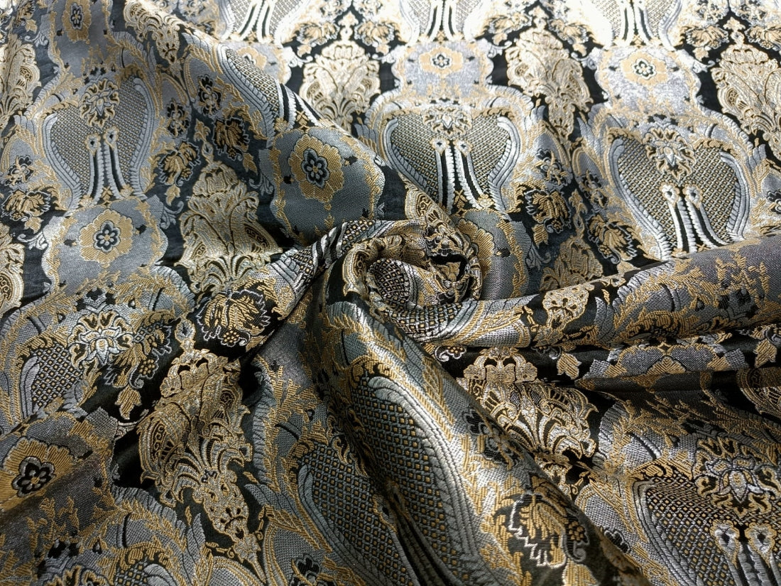 Brocade jacquard fabric 44" wide BRO838 available in EIGHT colors