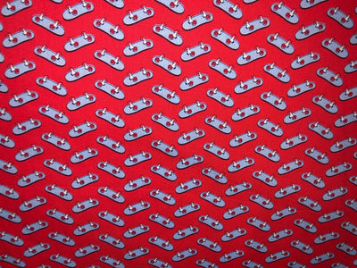 100% Cotton Poplin  Beach Prints 58" wide available in 4 prints red with blue skates/ bird bright orange flowers and the beach scene