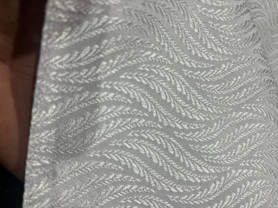 Brocade fabric WHITE SELF color 58" wide BRO880[3]