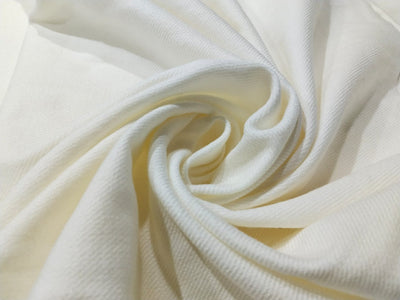 Silk X Wool Twill Fabric available in 3 colors white ivory, brown and camel