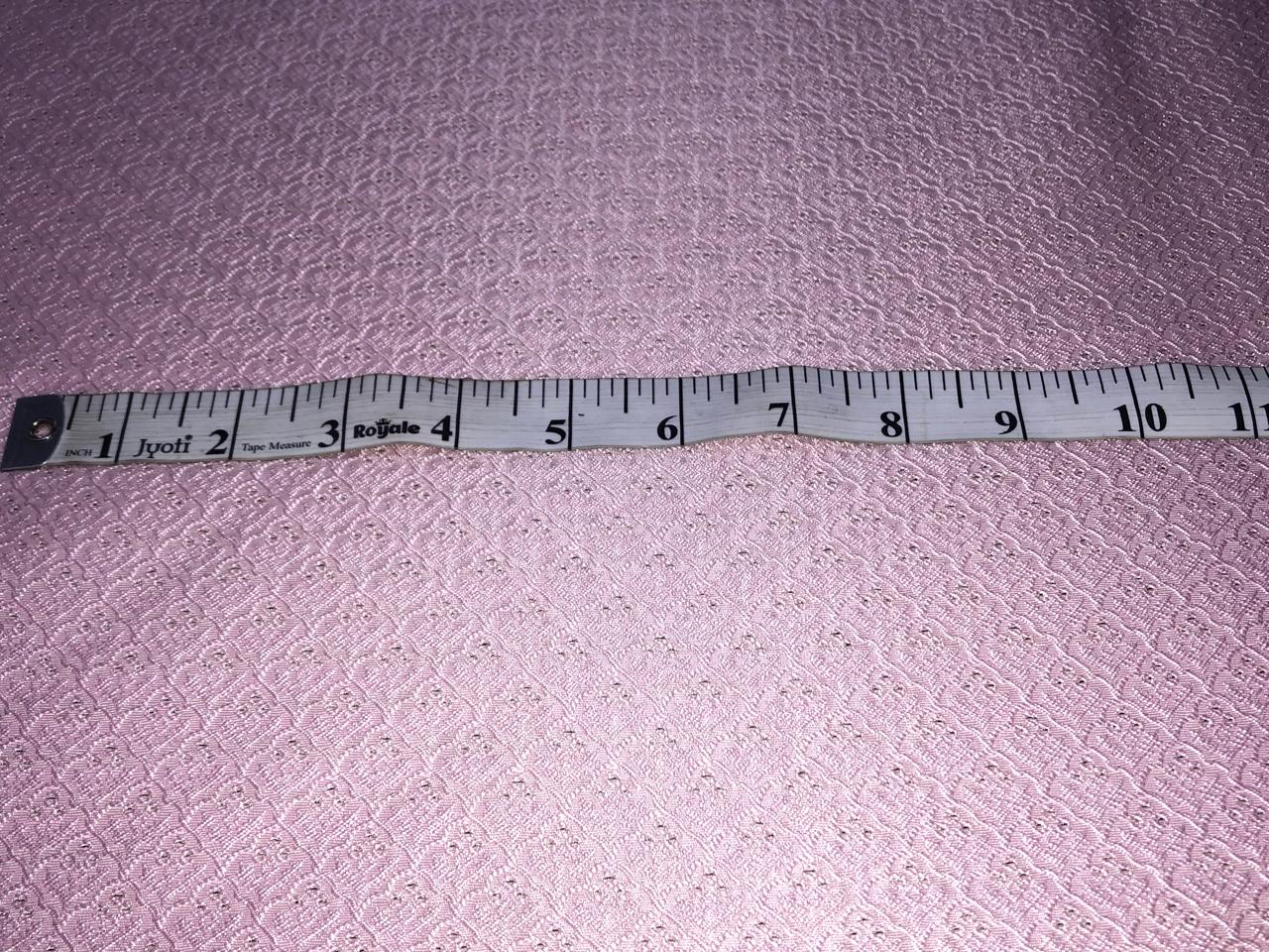 Silk Brocade fabric motifs with subtle lurex in 2 different colors white ivory and baby pink BRO1098[3/4]