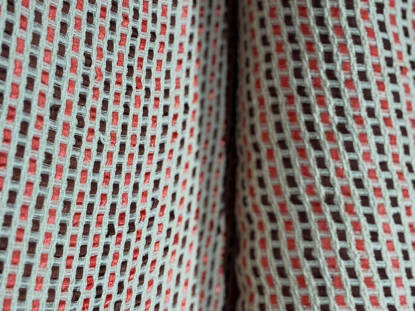 Matka silk 70% fancy yarn 30% 54"wide handloom woven [17623]