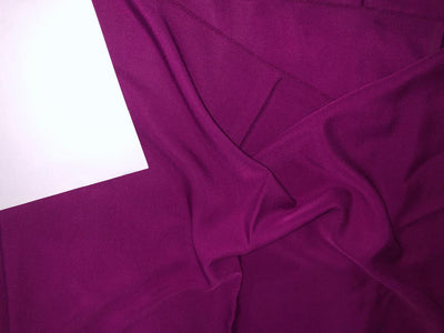 Viscose crepe fabric 44&quot; wide available in 6 colors camel beige ,orange, blue, pink and Aubergine  pink