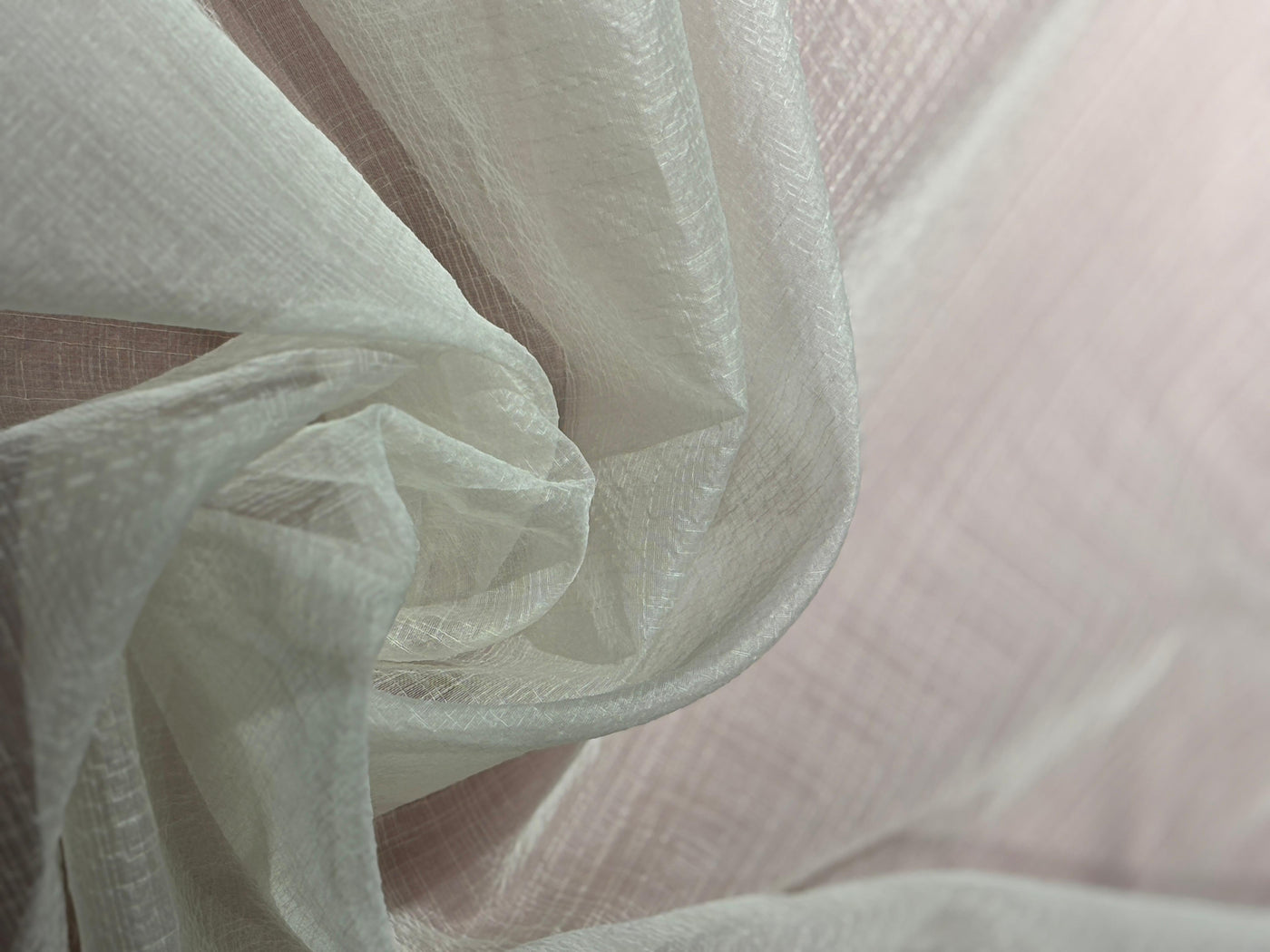 100% silk organza fabric  self plaids  44" wide [17552]ROLL