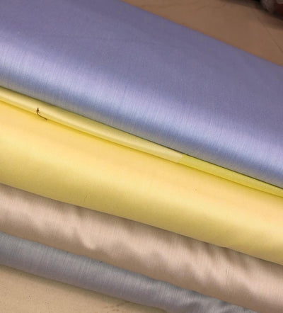 Zero iron fine Winkle Resistant Giza Cotton fabric 58" wide available in 4 colorsblue/yellow/beige/grey[18440/41/42/43]