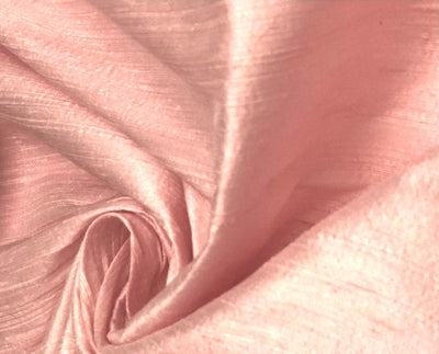 100% Pure silk dupioni fabric pastel pink  color 54" wide with slubs MM129[2]