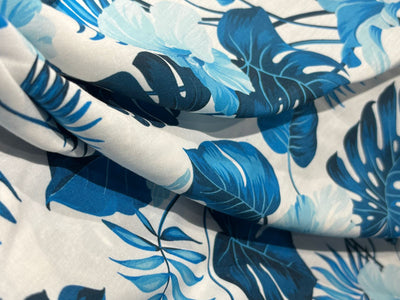 POLY MUSLIN PRINTED FABRIC 56" wide TROPICAL/ BEACH WEAR