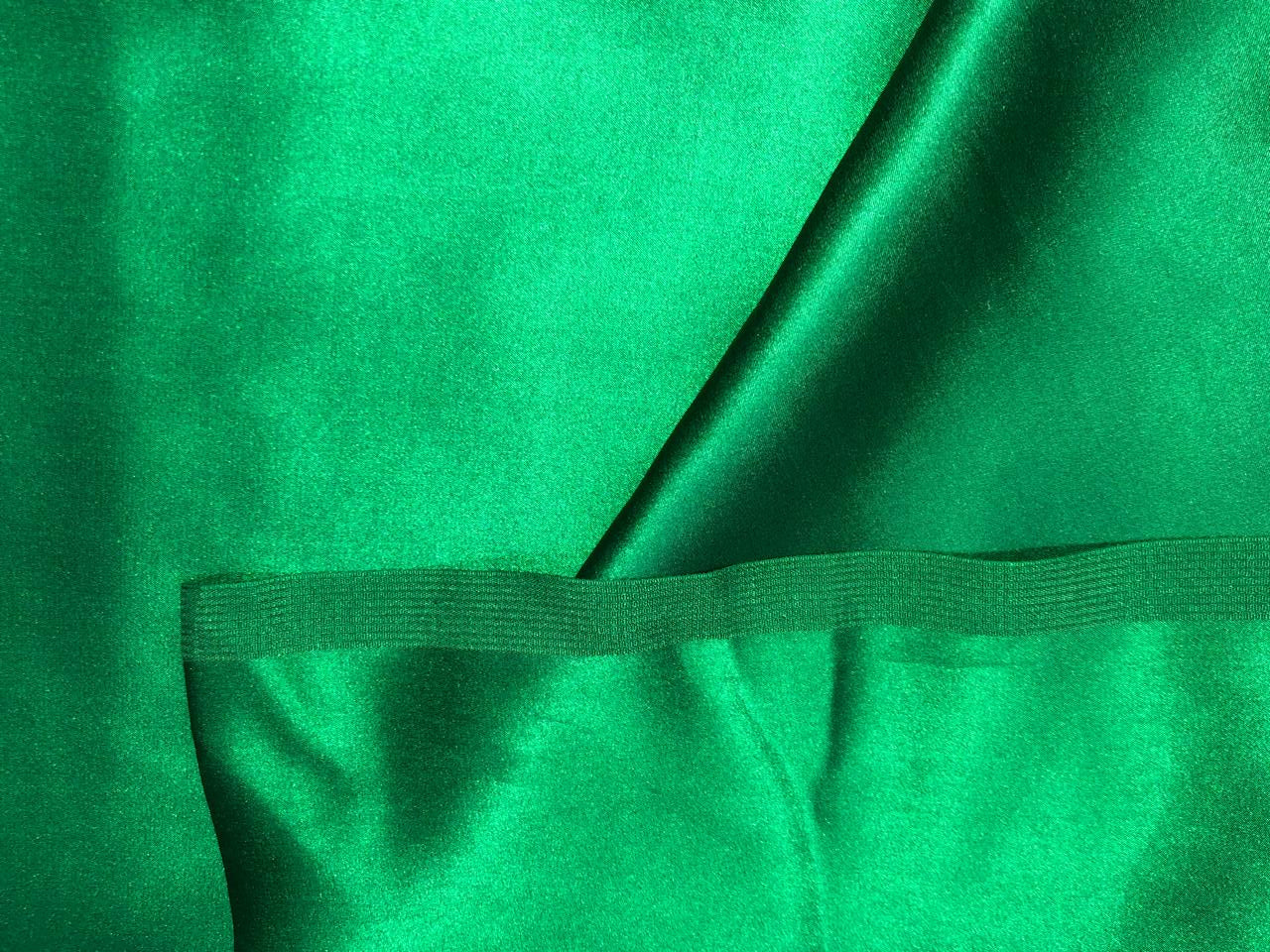 100% Pure Silk 100 grams satin 44"wide fabric available in 3 colors green, dark brown and light brown