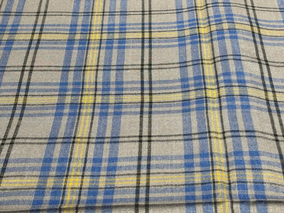 100% Silk  Wool twill , plaids available in 6 colors [17774/75/76/77/78/79]