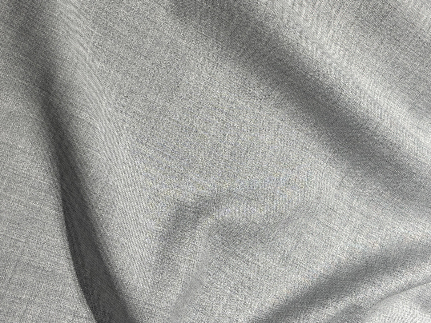 Italian Suiting blended viscose ,poly, acrylic light grey color 58" wide [17605]