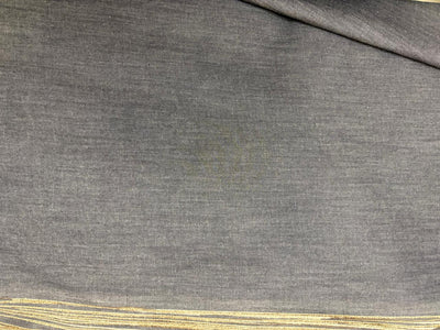 100% Cotton Denim Lycra Fabric 58" wide available in Two colors original denim dark blue and grey [15610/11]