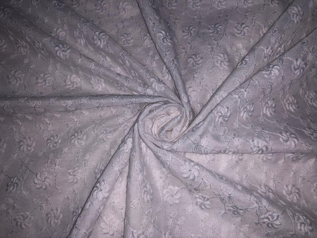 100 % Cotton Embroidered Fabric 44" wide [17648]