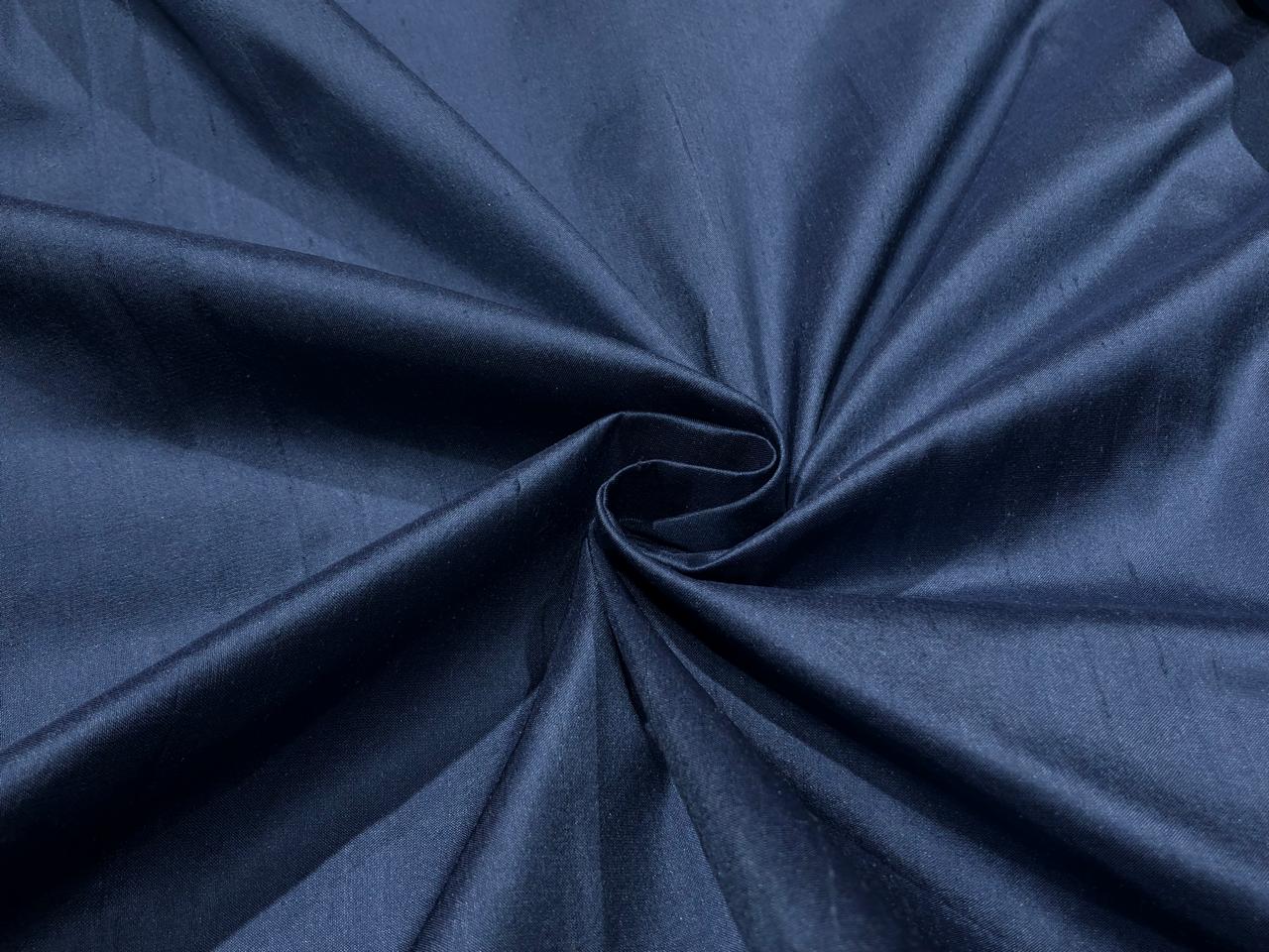 Pure SILK Dupioni FABRIC Stormy Blue color 54" WIDE DUP127[1]