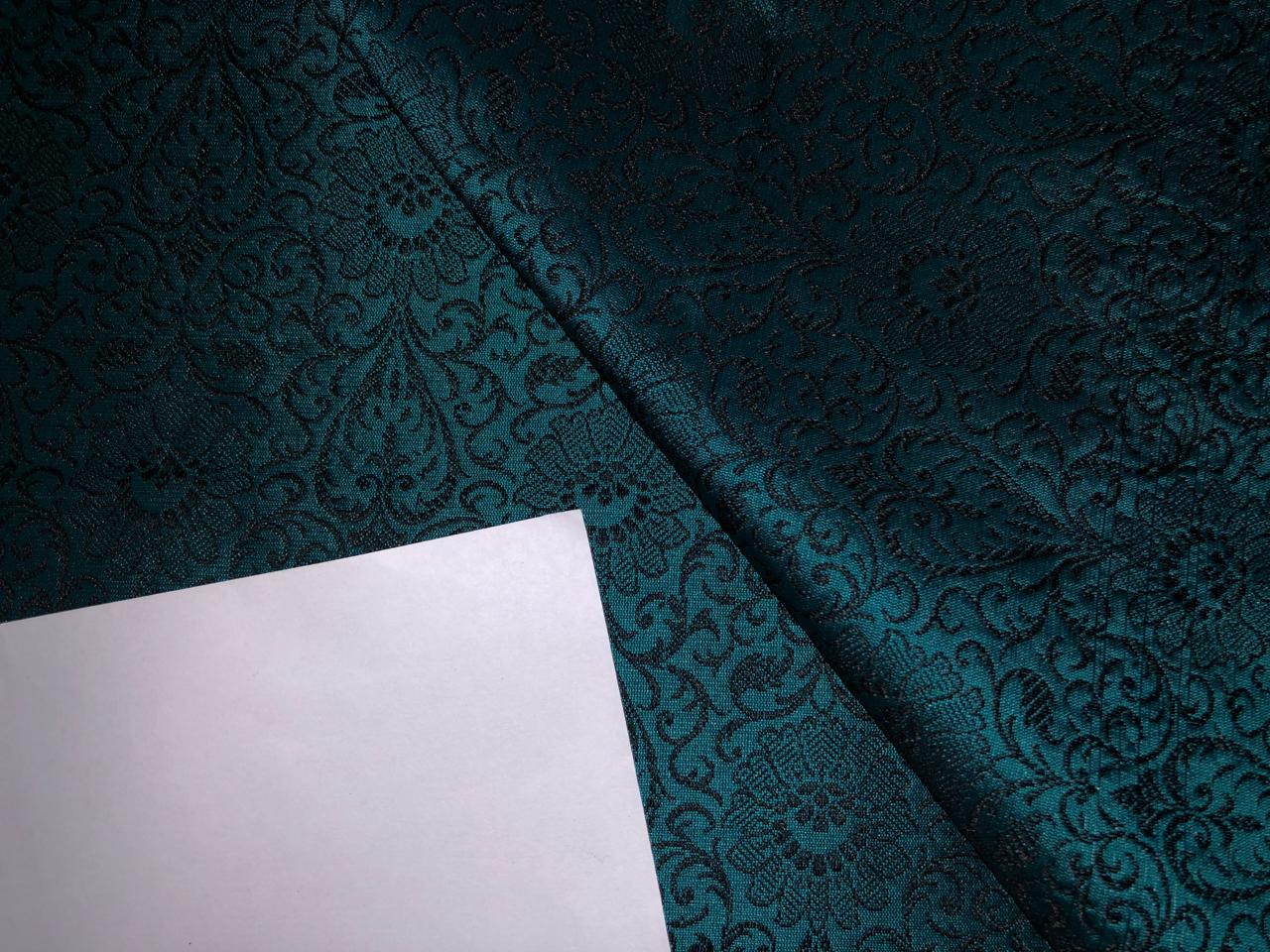 BROCADE MAROON X BLACK COLOUR 44" wide available in 4 colors red,purple,green and blue BRO327[1/2/3/4]