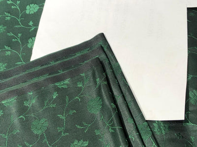 Silk Brocade  fabric~ satin 44" wide   jacquard available in 2 colors wine black and green black BRO102[1]/bro997[1/2]