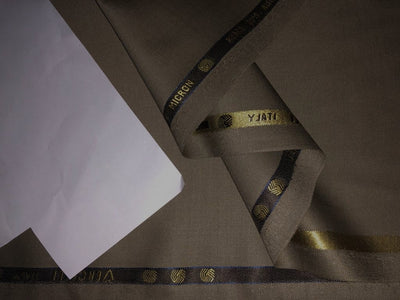 Suiting VERCELLI Super 150S Australian Merino Wool 58" wide available in 2 colors OLIVE and KHAKHI [15746/47]