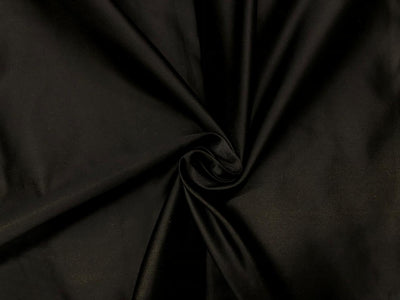 100% SILK DUTCHESS SATIN reversable black and green 48 momme 54" wide [18381]