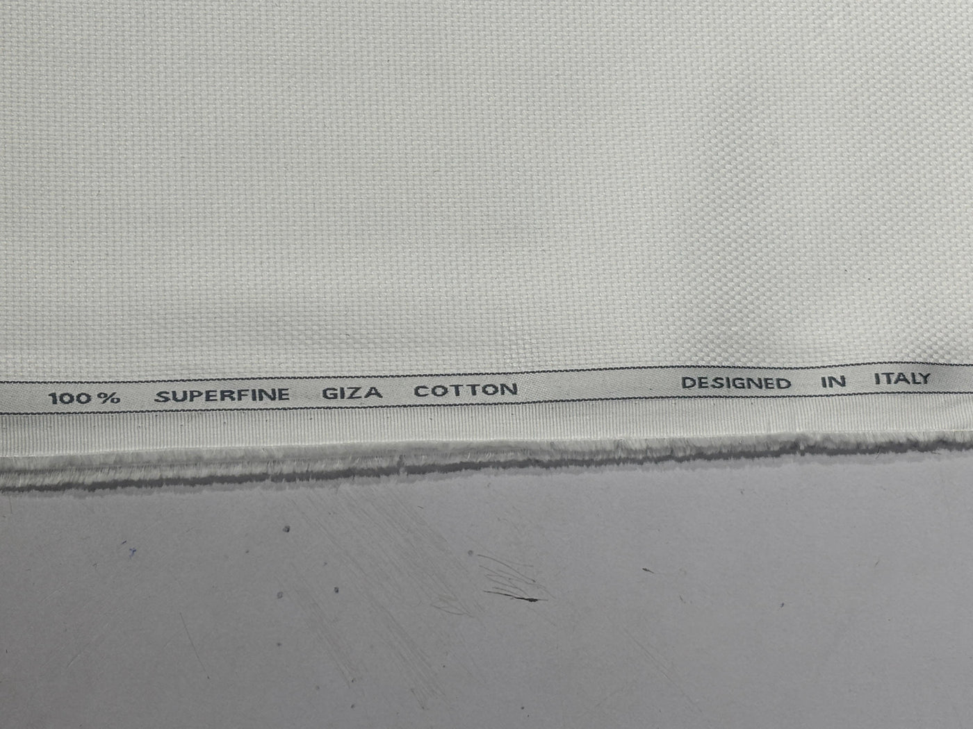 100% Superfine Giza Cotton Italian  MONTI Shirting ,Pre Shrunk dobby 58" wide available in 2 colors white and powder blue [17782/83]