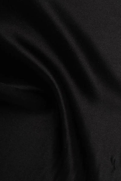 100% silk dupioni 54&quot;jet black 54&quot; DUP13[6]blk