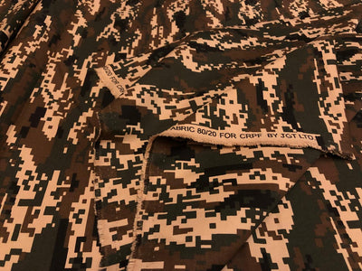 100% Cotton Denim  Fabric 58" wide available in 5 different designs of army prints