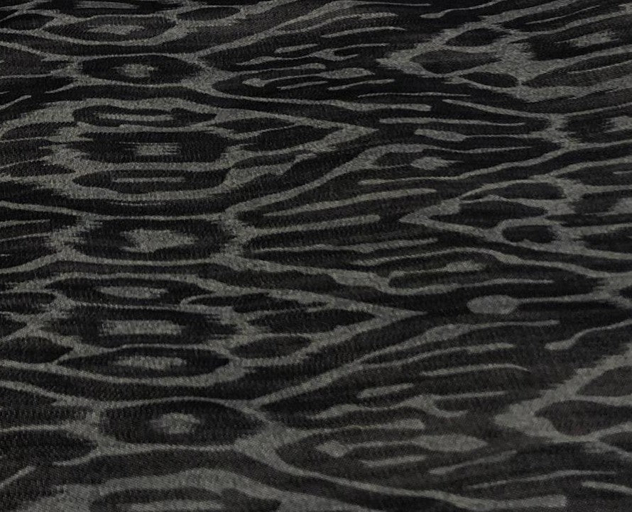 Denim 100% Cotton 58" wide animal print in 2 shades denim blue / teal and denim blue/blue  [18613/14]