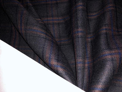 Light weight Suiting plaids TWEED Fabric 58" available in 2 colors silver grey and charcoal grey