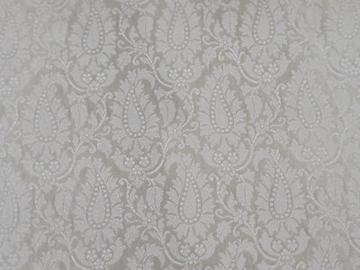 Spun Brocade fabric Ivory Cream Color 44" wide BRO220[1]