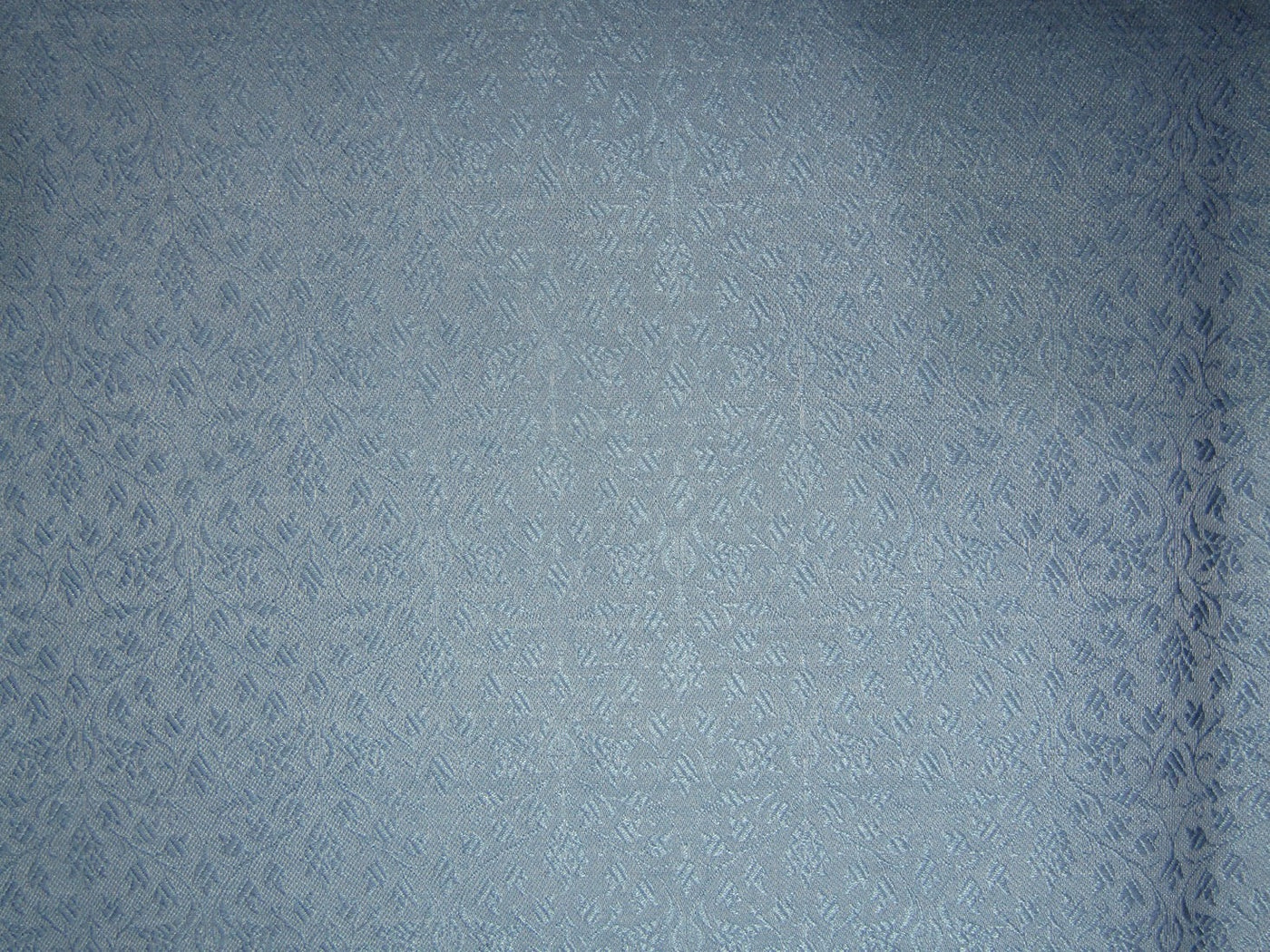 Silk Brocade fabric thunder cloud blue color 44" wide BRO738[3]