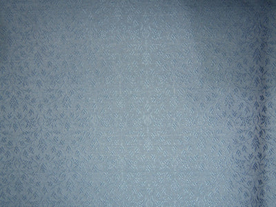 Silk Brocade fabric thunder cloud blue color 44" wide BRO738[3]