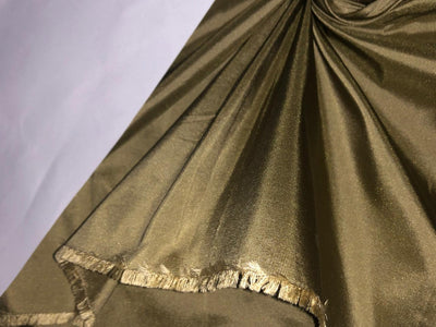 SILK TAFFETA FABRIC Gold X BLACK color 54" wide TAF28[1]