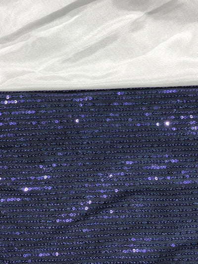 NET SILVER WITH GREY SEQUIN [17706]