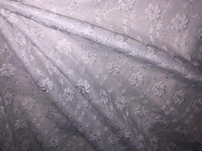 100 % Cotton Embroidered Fabric 44" wide [17648]
