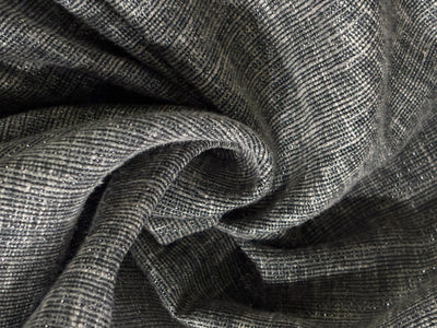 Linen  Lurex  Fabric 58" available in 3 colors  sea green ,nude , charcoal and pink