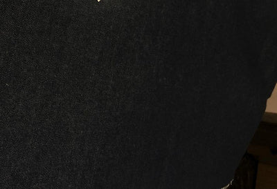 100% Cotton Denim lycra stretch  Fabric mid night blue  58" wide [18542]