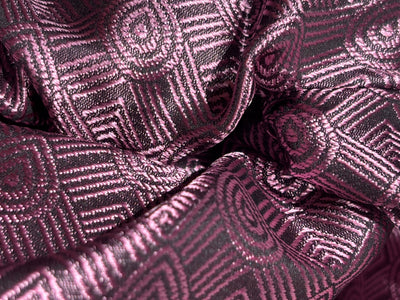 Brocade Fabric  mulberry geometric motif  all over Jacquard 44" BRO1029[3]