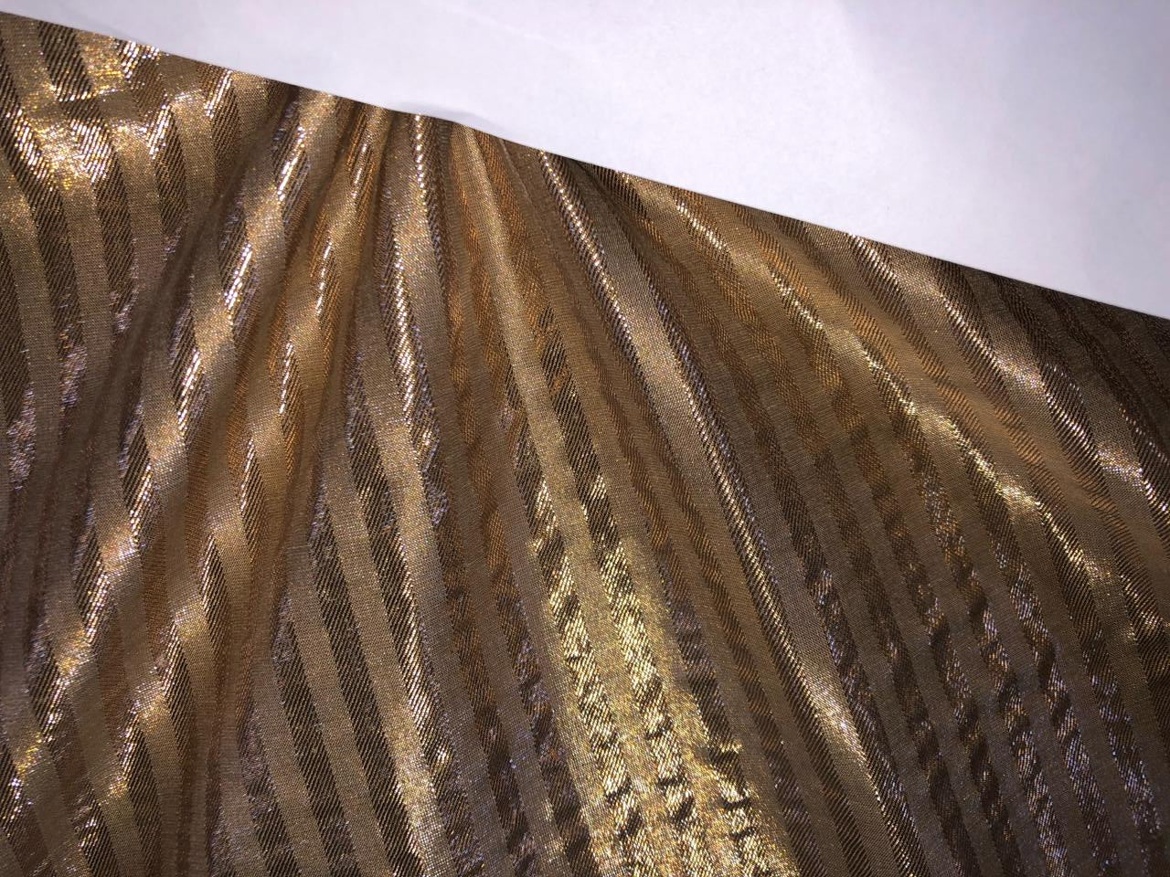 Cotton with lurex stripes available in 2 colors GOLD X GOLD and GOLD x SILVER