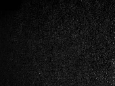 100% Cotton Denim Fabric 58" wide black  with silver  shimmer  [17748]