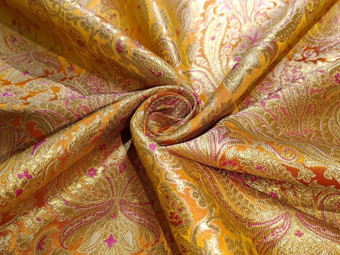 Brocade jacquard fabric 44" wide BRO838 available in EIGHT colors