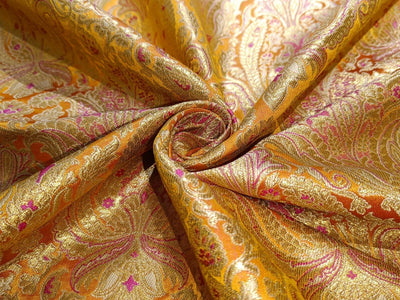 Brocade jacquard fabric 44" wide BRO838 available in EIGHT colors