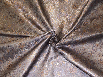 Silk Brocade fabric dusty lilac intricate floral  BRO1083[3]