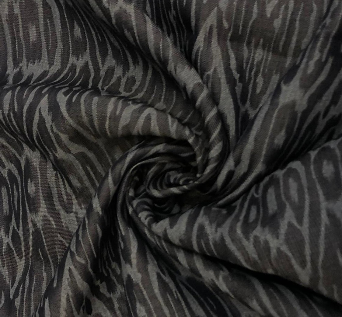 Denim 100% Cotton 58" wide animal print in 2 shades denim blue / teal and denim blue/blue  [18613/14]