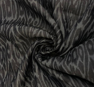 Denim 100% Cotton 58" wide animal print in 2 shades denim blue / teal and denim blue/blue  [18613/14]