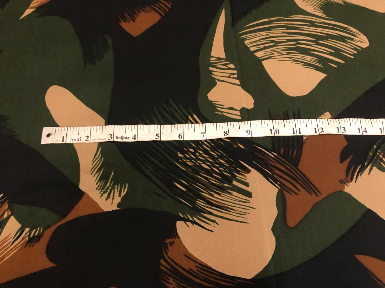 100% Cotton Denim  Fabric 58" wide available in 5 different designs of army prints