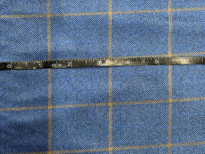 Suiting Huddersfield blend — 100% bamboo available in 2 colors Grey with a dash of purple and blue with mustard[17755/56]