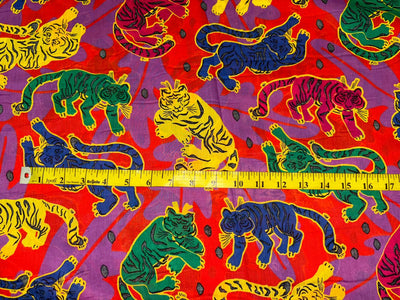 Cotton Swiss voile 44&quot; print for beachwear [18525]