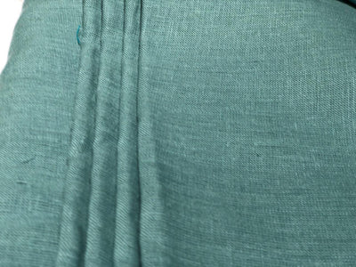 100% linen  40 LEA 58" wide available in  3 colors golden cream, sea green and slate blue [17445/46/47]