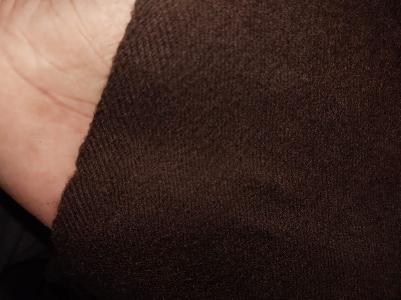 Silk X Wool Twill Fabric available in 3 colors white ivory, brown and camel