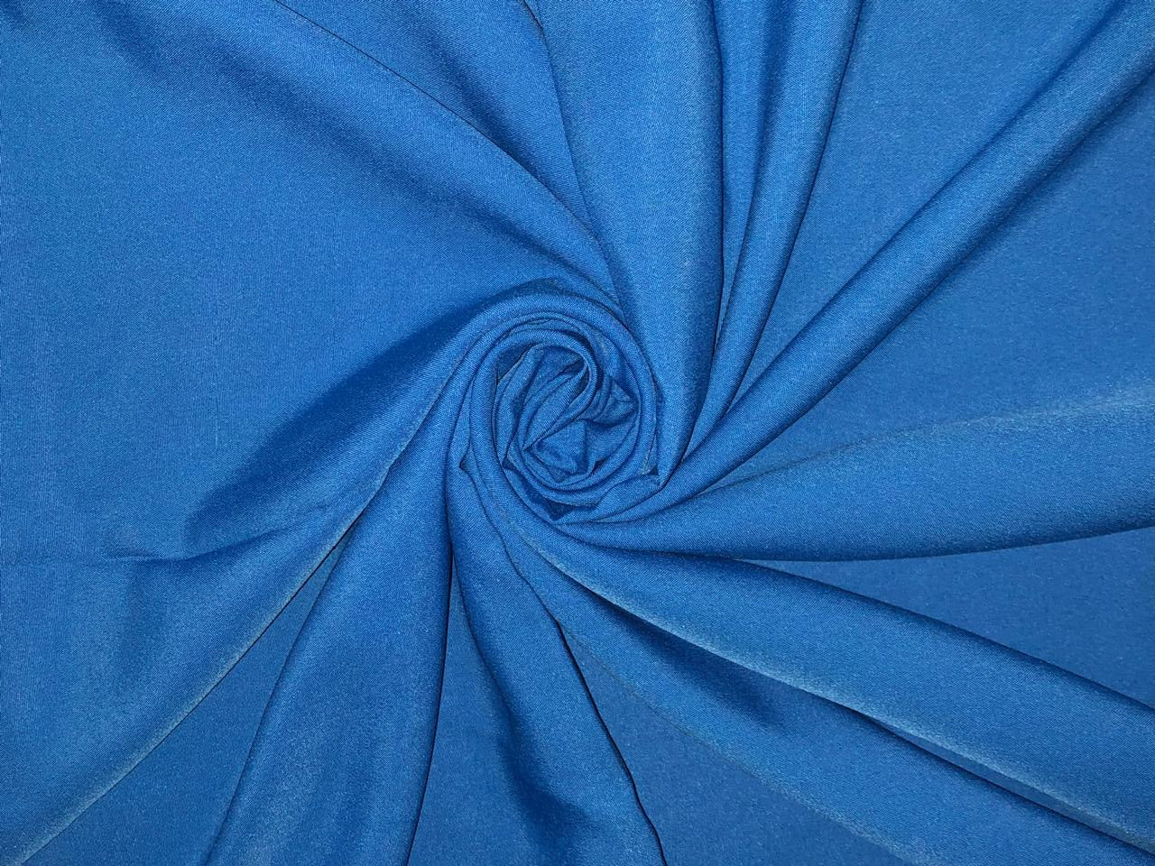 Viscose crepe fabric 44&quot; wide available in 6 colors camel beige ,orange, blue, pink and Aubergine  pink