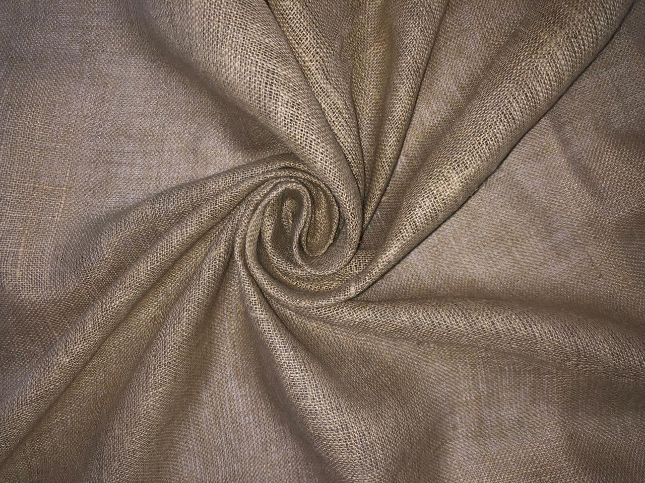 Pure linen fabric Thin 26 momme  59&quot; wide available in natural color ivory and camel [ROLLS]